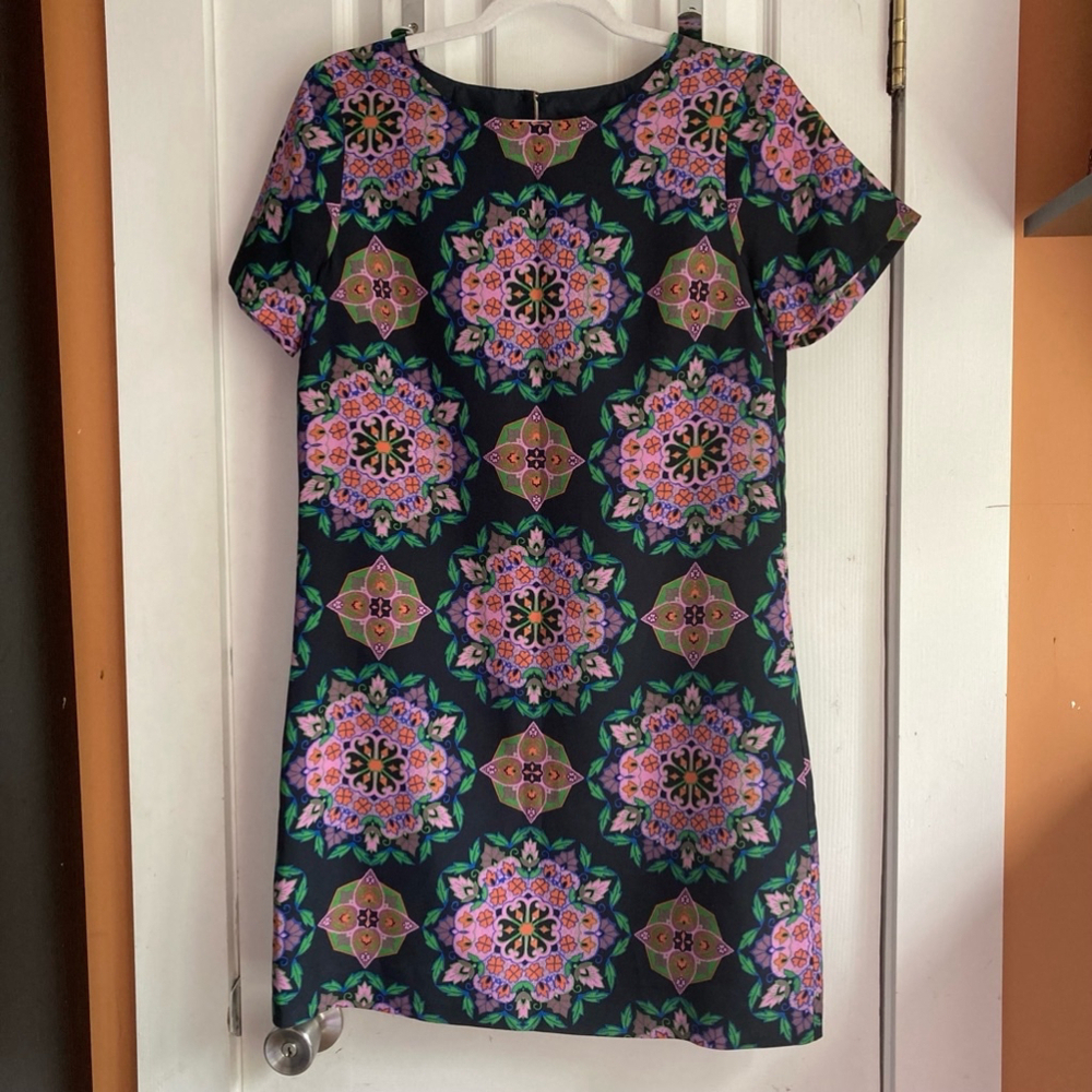 ❤️ 2 for $10 ❤️ Women's J.Crew Dress Size 2 Black Multi